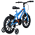 Bicicleta Aro 16 MTB Aço Carbono Top Lip V Brake Azul - Mormaii - Imagem 3