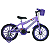 Bicicleta Aro 16 Com Cesta MTB Aço Carbono Sweet Girl Lilas - Mormaii - Imagem 3