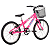 Bicicleta Aro 20 MTB Com Cesta C23 V-Brake Sweet Girl Rosa Chiclete - Mormaii - Imagem 3