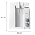 Purificador De Agua Bivolt Latina PA733 Branco - Imagem 7