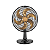Ventilador Osc Mesa 40cm Turbo Preto/Bronze 127V Ventimais - Imagem 1