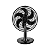 Ventilador Osc Mesa Preto 40cm 126W Turbo 127V Ventimais - Imagem 1