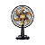 Ventilador Osc Mesa Preto/Bronze 30cm Turbo 127V Ventimais - Imagem 1