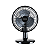 Ventilador Mini Turbo 20cm Preto/Prata 127V Ventimais - Imagem 1