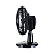 Ventilador Mini Turbo 20cm Preto/Prata 127V Ventimais - Imagem 2