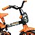 Bicicleta Infantil Track Arco Íris PO Preto e Laranja Aro 12 com Rodinhas - Imagem 3