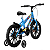 Bicicleta Free Action Aro 16 Joy MTB Masculino 1V V-Brake Azul Capri - Imagem 3