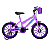 Bicicleta Free Action Aro 16 Kiss MTB Feminina 1V V-Brake Lilás - Imagem 1