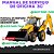 MANUAL DE SERVIÇO  DE OFICINA  RETROESCAVADEIRA 3C JCB - Imagem 1