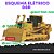 ESQUEMA ELÉTRICO  TRATOR ESTEIRAS D8R SERIE 2 CAT - Imagem 1