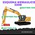 ESQUEMA HIDRÁULICO ESCAVADEIRA 320B CAT - Imagem 1