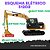 ESQUEMA ELÉTRICO ESCAVADEIRA 312D2 313D2  CAT - Imagem 1