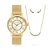 Relógio Condor Feminino Elegante Dourado - Imagem 1