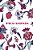 Bíblia Nvt Letra Grande - Indian Flowers Branca Capa Soft Touch - Imagem 1