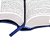 Bíblia Sagrada Letra Grande Com Harpa Cristã - Capa Em Couro Sintético, Azul? Almeida Revista E Corrigida (Arc) Com Letras Vermelhas - Imagem 4