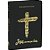Bíblia Linha Ouro - Jesus, Letra Grande, Capa Preta, Índice Impresso, Beira Pintada Almeida Revista E Atualizada (Ara) - Imagem 1