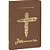 Bíblia Linha Ouro - Jesus, Capa Caramelo, Índice Digital E Beira Pintada Almeida Revista E Corrigida (Arc) - Imagem 1