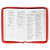 Bíblia Nvi Com Zíper: Está Consumado, Courosoft Vermelho Com Toque Emborrachado, Leitura Perfeita: Nova Versão Internacional - Imagem 4