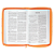 Bíblia Nvi Com Zíper: Ele Voltará, Courosoft Laranja Com Toque Emborrachado, Leitura Perfeita: Nova Versão Internacional - Imagem 4