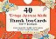 40 Thank You Cards In Vintage Japanese Washi Designs: 4 1/2 X 3 Inch Blank Cards In 8 Unique Designs, Envelopes Included-.. - Imagem 1