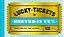 Lucky Tickets For Birthday Fun: 12 Gift Coupons-.. - Imagem 1
