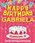 Happy Birthday Gabriela - The Big Birthday Activity Book: Personalized Children's Activity Book-.. - Imagem 1