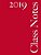Class Notes 2019: Narrow Rule, 216 Pages Plus Index, Red Cover-.. - Imagem 1