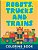 Robots, Trucks And Trains: Coloring Book-.. - Imagem 1