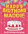 Happy Birthday Maddie - The Big Birthday Activity Book: (Personalized Children's Activity Book)-.. - Imagem 1