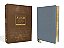 Nasb, Thinline Bible, Large Print, Genuine Leather, Buffalo, Blue, Red Letter Edition, 1995 Text, Comfort Print-.. - Imagem 1