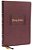 Kjv Holy Bible: Large Print Thinline, Brown Leathersoft, Red Letter, Comfort Print: King James Version-.. - Imagem 1