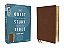 Niv, Quest Study Bible, Large Print, Leathersoft, Brown, Comfort Print: The Only Q And A Study Bible-.. - Imagem 1