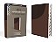 Niv, Super Giant Print Reference Bible (Font Size: 16.5-Point), Leathersoft, Brown, Red Letter, Thumb Indexed, Comfort Print-.. - Imagem 1