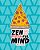 Zen And The Pizza-Ful Mind: A Pizza Themed Adult Coloring Book-.. - Imagem 1
