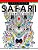 Safari Coloring Books: Wild Animals Flowers Mandala And Doodle Pattern-.. - Imagem 1