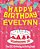 Happy Birthday Evelynn - The Big Birthday Activity Book: Personalized Children's Activity Book-.. - Imagem 1