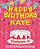 Happy Birthday Kaye - The Big Birthday Activity Book: (Personalized Children's Activity Book)-.. - Imagem 1