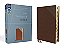 Niv, Thinline Bible, Leathersoft, Brown, Red Letter, Thumb Indexed, Comfort Print-.. - Imagem 1