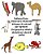 Italiano-Ceco Dizionario Illustrato Bilingue Di Animali Per Bambini-.. - Imagem 1