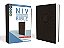 Niv, Value Thinline Bible, Large Print, Imitation Leather, Gray/Black-.. - Imagem 1
