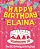 Happy Birthday Elaina - The Big Birthday Activity Book: Personalized Children's Activity Book-.. - Imagem 1