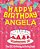 Happy Birthday Angela - The Big Birthday Activity Book: (Personalized Children's Activity Book)-.. - Imagem 1