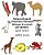 Italiano-Gujarati Dizionario Illustrato Bilingue Di Animali Per Bambini-.. - Imagem 1