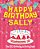 Happy Birthday Sally - The Big Birthday Activity Book: (Personalized Children's Activity Book)-.. - Imagem 1