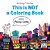 This Is Not A Coloring Book: Little Savage(tm) Mini Book-.. - Imagem 1