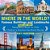 Where In The World? Famous Buildings And Landmarks Then And Now - Geography Book For Kids Children's Explore The World Books-.. - Imagem 1