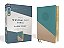 Niv, Personal Size Bible, Large Print, Leathersoft, Teal/Gold, Red Letter Edition, Comfort Print-.. - Imagem 1