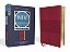 Niv Study Bible, Fully Revised Edition, Large Print, Leathersoft, Burgundy, Red Letter, Comfort Print-.. - Imagem 1