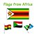 Flags From Africa-.. - Imagem 1
