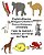 English-Albanian Bilingual Children's Picture Dictionary Of Animals-.. - Imagem 1